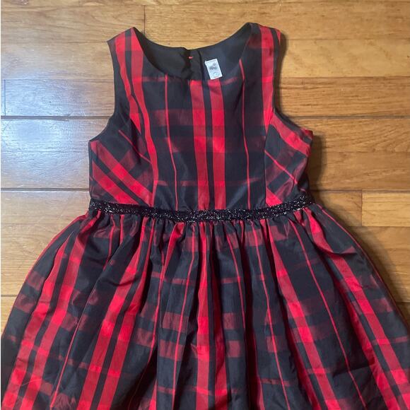 Girls' Cherokee Fancy Plaid Dress Perfect for Holidays! - Picture 5 of 12